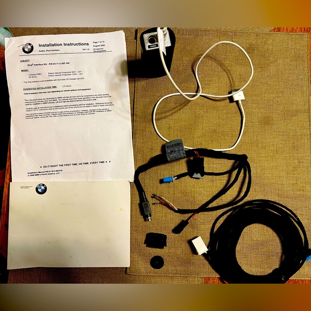 BMW, Audio, iPod Interface. 3 series (E46), X5 (E53) New, Never installed